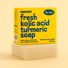 Load image into Gallery viewer, Kojic Acid Turmeric Soap for Dark Spots on Face
