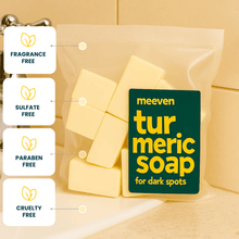 Load image into Gallery viewer, Turmeric Soap Chunks for Dark Spots
